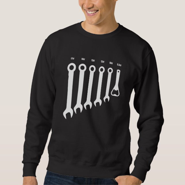 Craftsman 0 5 Screws Ring Spanner Bottle Opener Sweatshirt (Front)