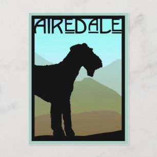 Craftsman Airedale Terrier Postcard