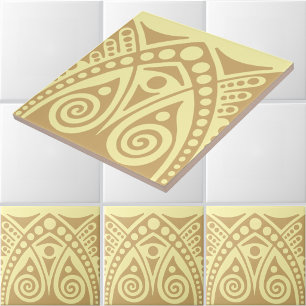 Craftsman Art Deco Style Customisable Colours Ceramic Tile