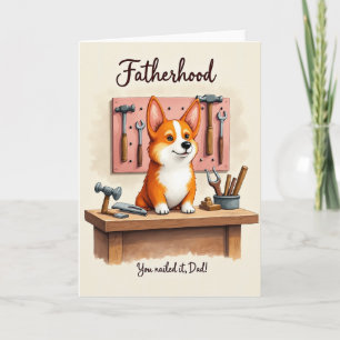 Craftsman Dog Fathers Day Card