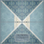 Craftsman Era Arabesque Vintage Collage RIGHT Ceramic Tile<br><div class="desc">RIGHT SIDE TILE, ORDER EQUAL NUMBERS OF LEFT AND RIGHT SIDE FOR PATTERN REPEAT. NOTE: INSTALLATION RECOMMENDATIONS BELOW. These tiles were created from a large sized collage of new watercolor artwork by internationally licensed artist and designer, Audrey Jeanne Roberts and vintage Craftsmen era art sketches (and some of the coordinating...</div>