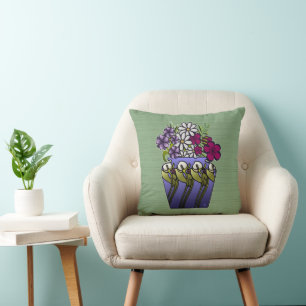 Craftsman Lily Vase Cushion