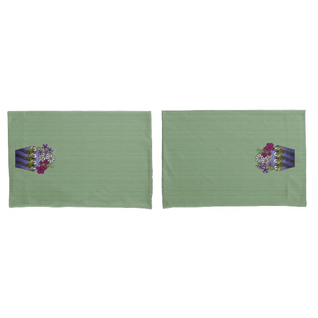 Craftsman Lily Vase  Pillowcase (Front-Set)