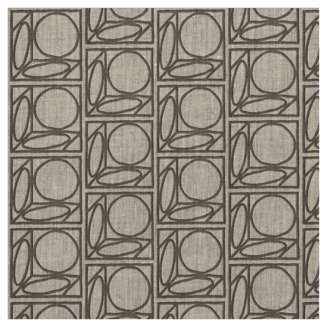 Craftsman Optical Illusion (Ash Brown) Fabric (Swatch)