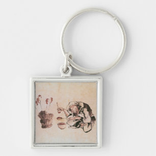 Craftsman painting toys key ring