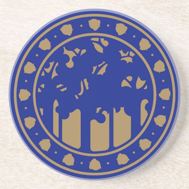 Craftsman Style Trees Coaster (Front)