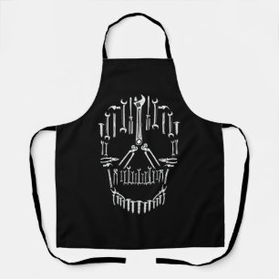 Craftsman Wrench and Hammer Tools Skull Mechanic H Apron