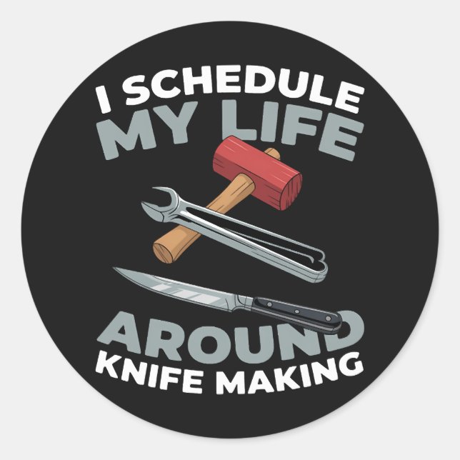 Craftsmanship Metalwork Classic Round Sticker (Front)