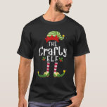 Crafty Christmas Elf Matching Pajama X Mas Party  T-Shirt<br><div class="desc">Crafty Christmas Elf Matching Pajama X Mas Party</div>