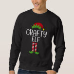 Crafty Elf Family Matching Group Christmas Party P Sweatshirt<br><div class="desc">Crafty Elf Family Matching Group Christmas Party Pajama</div>