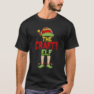 Crafty ELF Family Matching Group Christmas Pyjamas T-Shirt