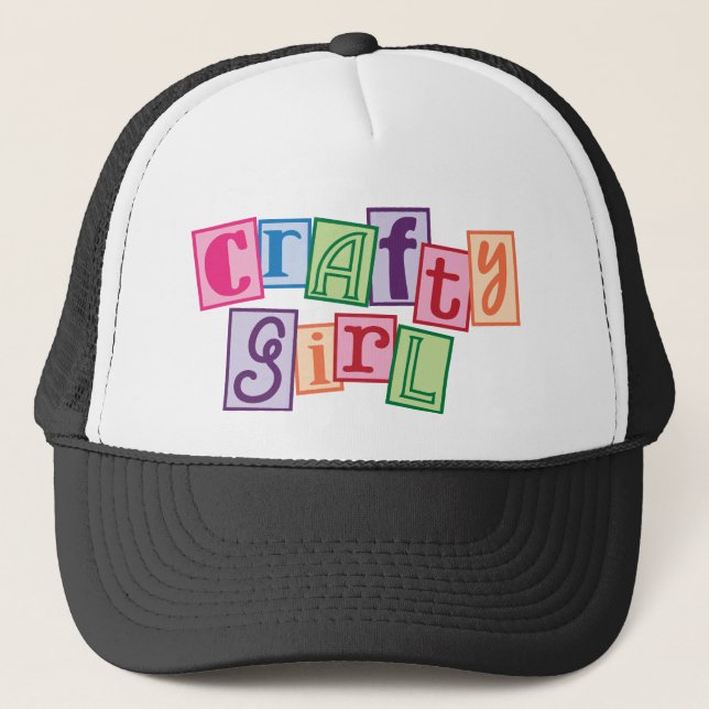 Crafty Girl Trucker Hat (Front)