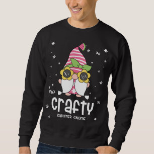Crafty Gnome Funny Summer Matching For Family Sweatshirt