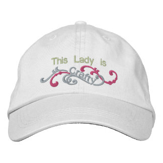 Crafty Lady Embroidered Hat