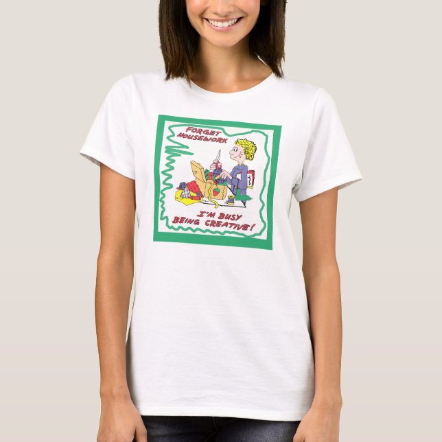 Crafty Lady T-Shirt (Front)