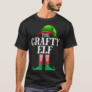 Crafty Matching Family Christmas Party Pajama T-Shirt
