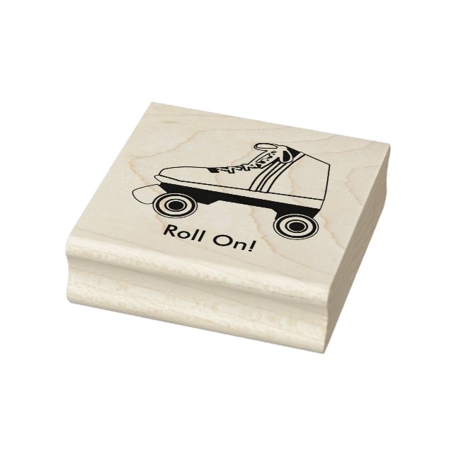 Crafty Roller Skate Rubber Stamp (Stamp)