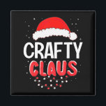 Crafty Santa Claus Christmas Matching Costume  Magnet<br><div class="desc">Crafty Santa Claus Christmas Matching Costume</div>