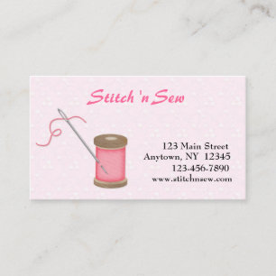 Crafty Sewing Business Card