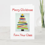 CRAFTY TREE FOR SPECIAL TEACHER AT CHRISTMAS HOLIDAY CARD<br><div class="desc">THIS CRAFTY TREE WILL PUT A SMILE ON "YOUR" TEACHER'S FACE THIS CHRISTMAS FOR SURE!</div>