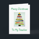 CRAFTY TREE FOR SPECIAL TEACHER AT CHRISTMAS HOLIDAY CARD<br><div class="desc">THIS CRAFTY TREE WILL PUT A SMILE ON "YOUR" TEACHER'S FACE THIS CHRISTMAS FOR SURE! AND A "THANK YOU" IS ***ALWAYS APPRECIATED*** FOR SURE. THANKS FOR STOPPING BY ONE OF MY 8 STORES. MERRY CHRISTMAS TO YOU!!1</div>