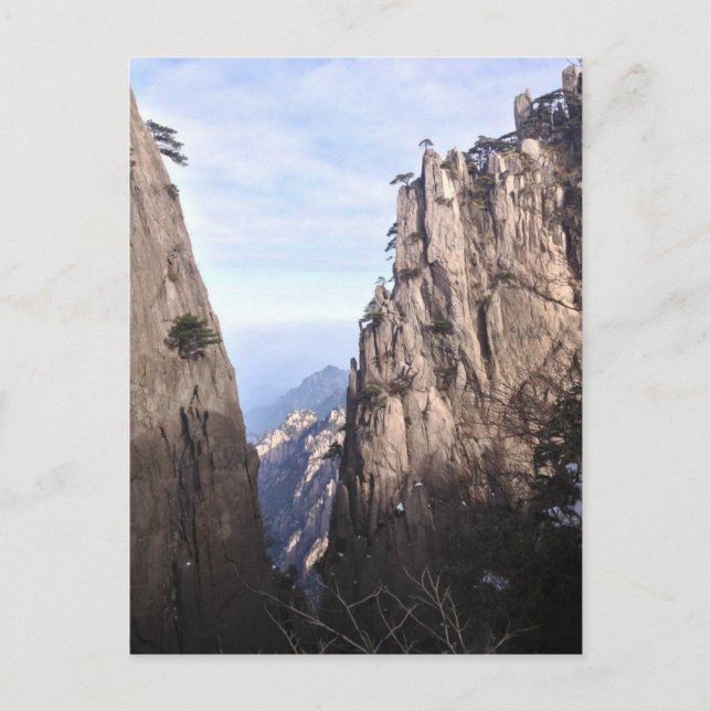 Crag in a mountain postcard (Front)