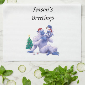 Craig and Ellie Christmas Kitchen Towel