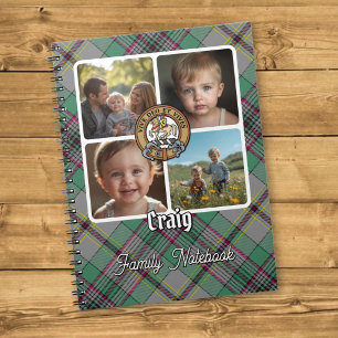 Craig Family Photo Collage Notebook