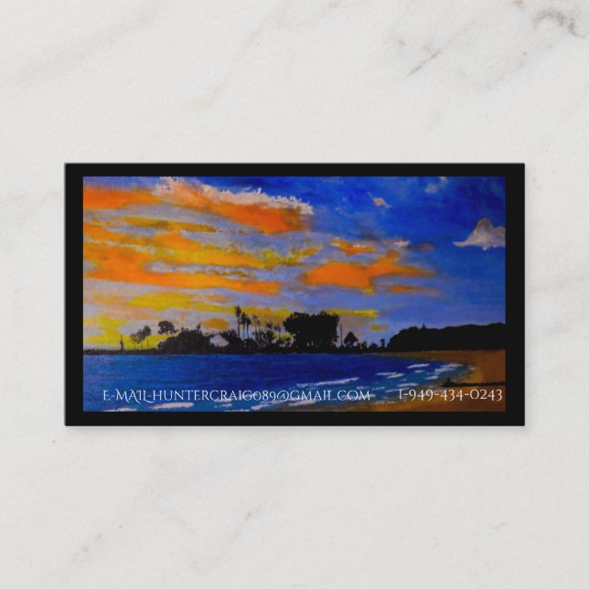 Craigs personal business card (Front)