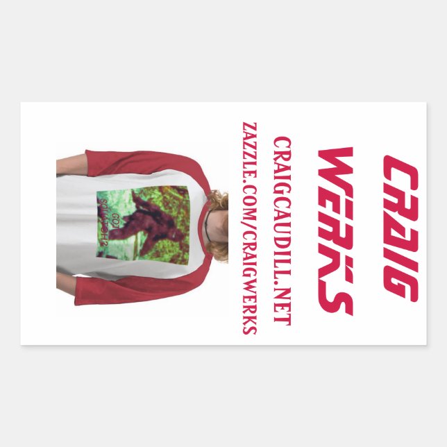 CRAIGWERKS RECTANGULAR STICKER (Front)