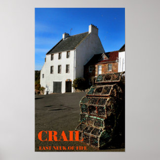 crail, east neuk of fife poster
