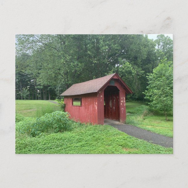 Cramers Covered Bridge Postcard (Front)