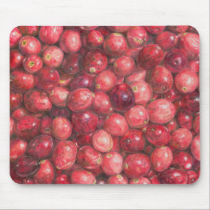 Cranberries Still Life Mouse Pad