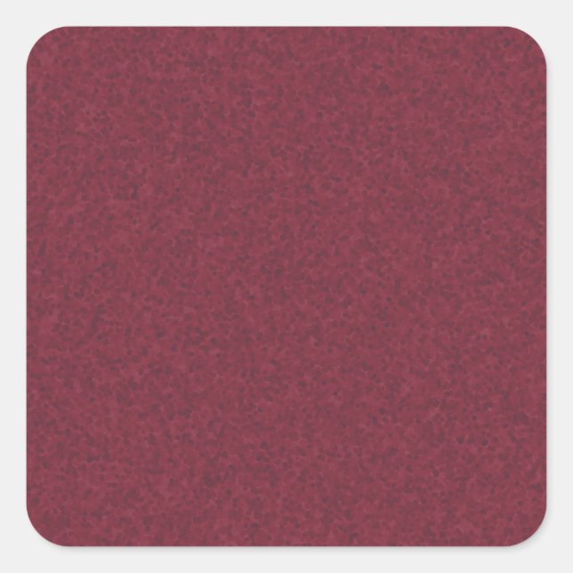Cranberry Abstract Square Sticker (Front)
