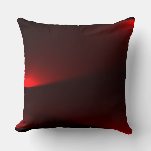 Cranberry And Black Lights Cushion (Front)