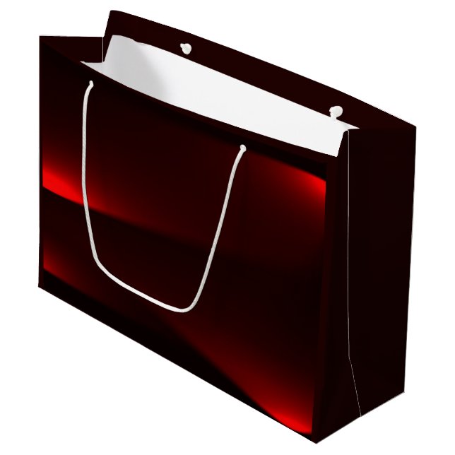 Cranberry And Black Lights Large Gift Bag (Front Angled)
