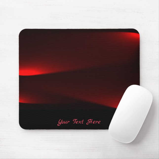 Cranberry And Black Lights Mouse Pad (With Mouse)