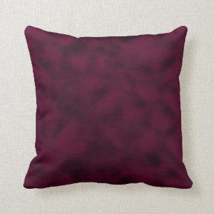 Cranberry and Black Mottled Cushion