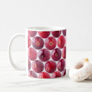 Cranberry background coffee mug