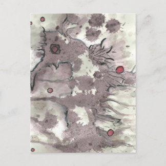 Cranberry Bog Tea Creature 008 Postcard