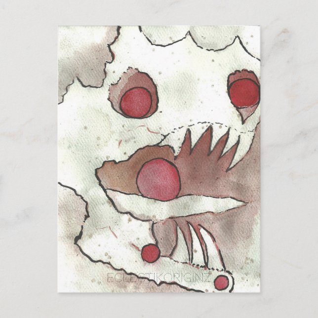 Cranberry Bog Tea Creature 05 Postcard (Front)