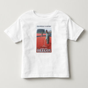 Cranberry Bogs Harvest - Coos Bay, Oregon Toddler T-Shirt