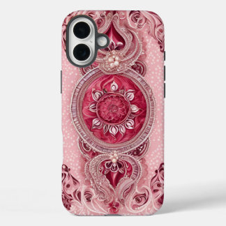 Cranberry Cherry AI art iPhone 16 Plus Case