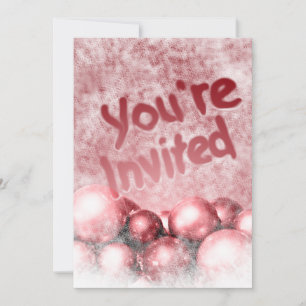 Cranberry Christmas Party Custom Invitations 2014