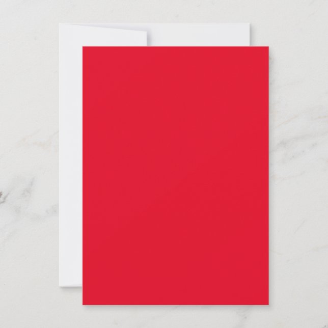 Cranberry,Dark Coral,Dark Pink, Invitation (Front)