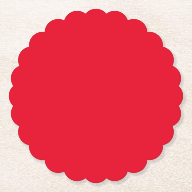 Cranberry,Dark Coral,Dark Pink, Paper Coaster (Front)