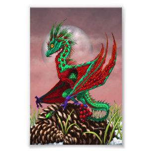 Cranberry Dragon 4x6 Print