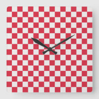 Cranberry fizz chequerboard pattern