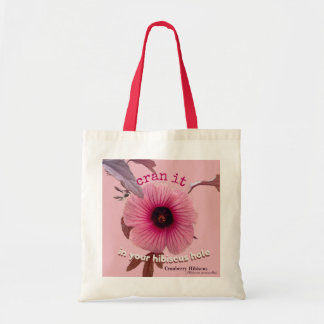 Cranberry Hibiscus Tote