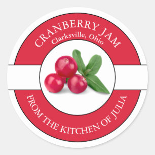 Cranberry Jam Label